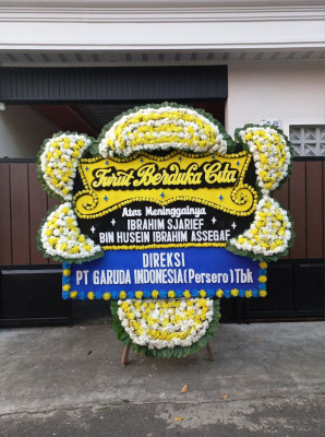 Papan Bunga Duka di Karang Intan